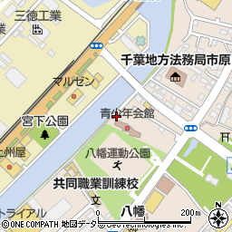千葉県市原市八幡周辺の地図