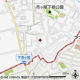 神奈川県横浜市青葉区市ケ尾町502-4周辺の地図