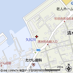 鳥取県境港市清水町873周辺の地図