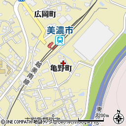 岐阜県美濃市3993周辺の地図