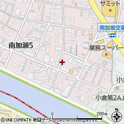 タイムズ南加瀬５丁目駐車場周辺の地図