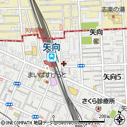 養老乃瀧 矢向店周辺の地図