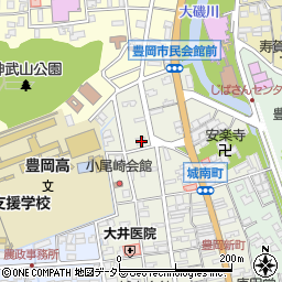 兵庫県豊岡市城南町2-10周辺の地図