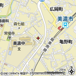 岐阜県美濃市2881-108周辺の地図