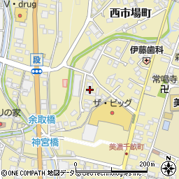 岐阜県美濃市千畝町2713周辺の地図