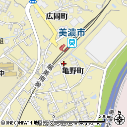 岐阜県美濃市3898周辺の地図