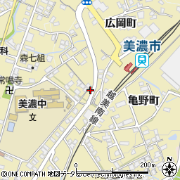岐阜県美濃市3970周辺の地図