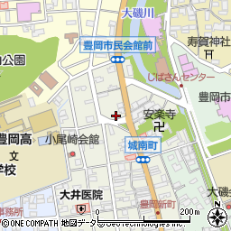 兵庫県豊岡市城南町3-19周辺の地図