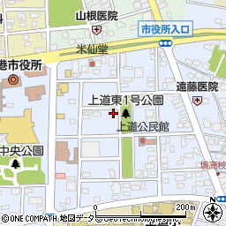 学研代理店境港学習センター周辺の地図