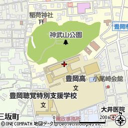 兵庫県立豊岡高等学校周辺の地図