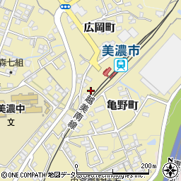 岐阜県美濃市3988周辺の地図