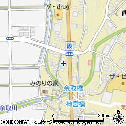 岐阜県美濃市段町127周辺の地図