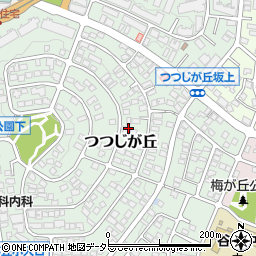 神奈川県横浜市青葉区つつじが丘周辺の地図