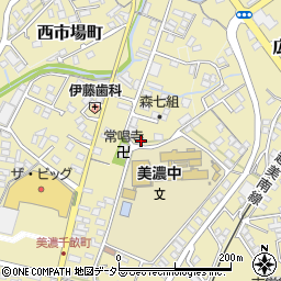 岐阜県美濃市2893周辺の地図