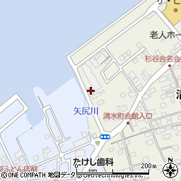 鳥取県境港市清水町856周辺の地図