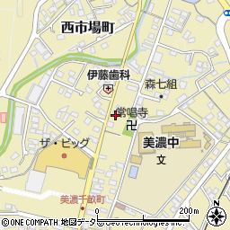 岐阜県美濃市2754周辺の地図