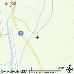 岐阜県中津川市蛭川和田397周辺の地図