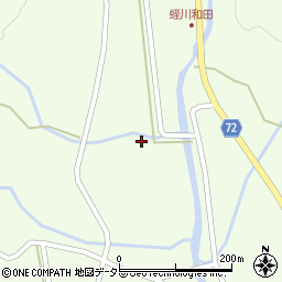 岐阜県中津川市蛭川和田314周辺の地図