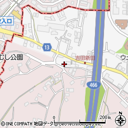 ハーフガーデン新吉田周辺の地図