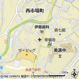 岐阜県美濃市千畝町2755周辺の地図