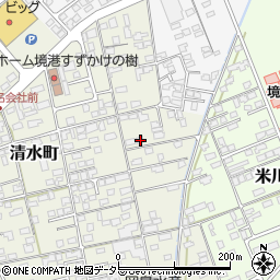 鳥取県境港市清水町744周辺の地図