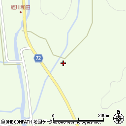 岐阜県中津川市蛭川和田398周辺の地図