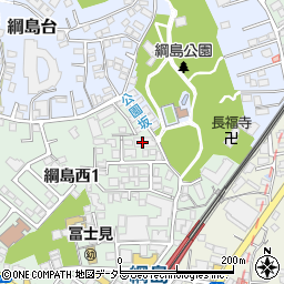 綱島マンション管理事務所周辺の地図
