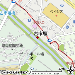 江川橋周辺の地図