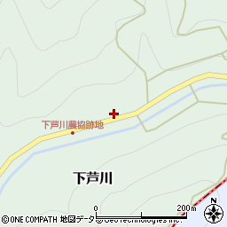 山梨県西八代郡市川三郷町下芦川268周辺の地図