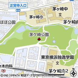 茅ケ崎公園周辺の地図