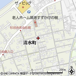 鳥取県境港市清水町732周辺の地図