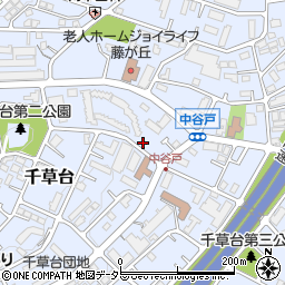 神奈川県横浜市青葉区千草台25-23周辺の地図