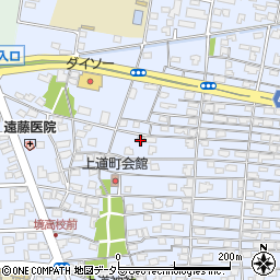 鳥取県境港市上道町542-2周辺の地図