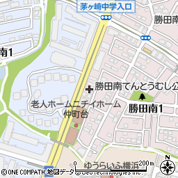 サンシティ勝田周辺の地図