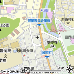兵庫県豊岡市城南町3周辺の地図