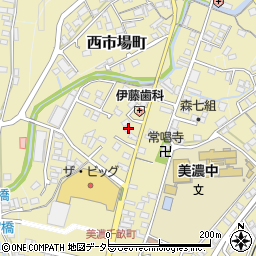 岐阜県美濃市2756周辺の地図