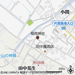 稲荷神社周辺の地図