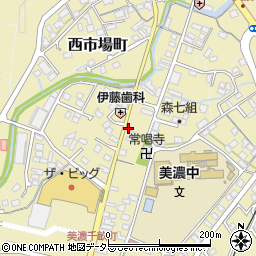岐阜県美濃市千畝町2758周辺の地図
