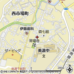 岐阜県美濃市千畝町2794周辺の地図