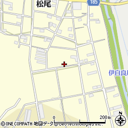 岐阜県山県市松尾117周辺の地図