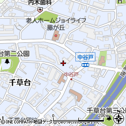 神奈川県横浜市青葉区千草台25-4周辺の地図