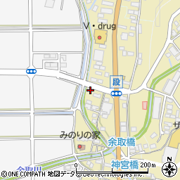 岐阜県美濃市段町125周辺の地図