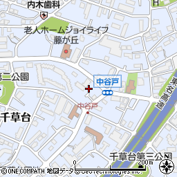 神奈川県横浜市青葉区千草台25-2周辺の地図