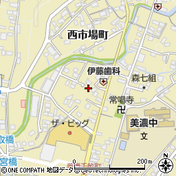 岐阜県美濃市千畝町2765周辺の地図