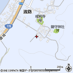 京都府宮津市波路169-2周辺の地図