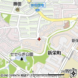 リパーク横浜都筑新栄町駐車場周辺の地図