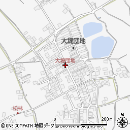 大堤団地周辺の地図