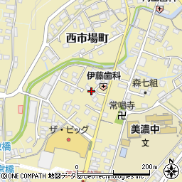 岐阜県美濃市2762-12周辺の地図