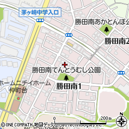 神奈川県横浜市都筑区勝田南1丁目5周辺の地図
