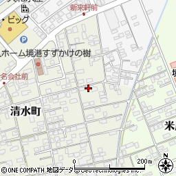 鳥取県境港市清水町751周辺の地図
